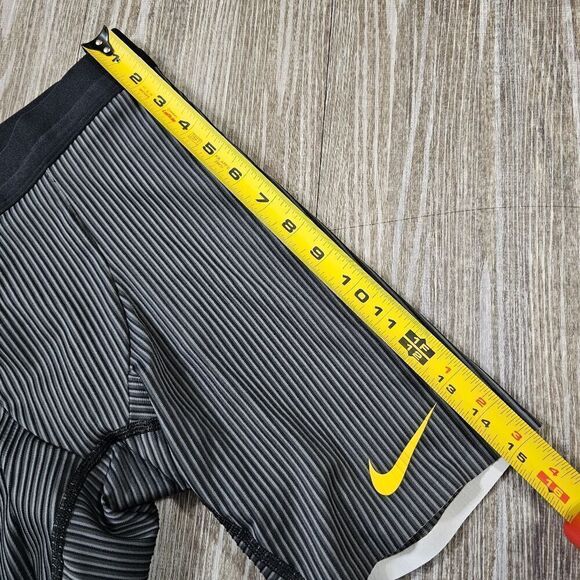 Nike Pro Elite USA Compression Running Racing Shorts Women's XS Black Grey Gold - Picture 12 of 13